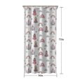 thumbnail image 5 of Beige Princess Castle Rainbow Pattern Shower Curtain 36"x72" ,Bathroom Decorative Shower Curtains Set with 12 Hooks,Modern Waterproof Washable Shower Curtain, 5 of 6