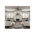 thumbnail image 2 of Hunter Fan Company Bureau 60" Indoor Ceiling Fan w/ LED Light, Matte Black, 2 of 7