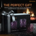 thumbnail image 6 of Nachtmann Noblesse 10.4 oz Whiskey Tumblers (Set of 2) - 4" Transparent Crystal Glasses, Diamond-Cut Design, Dishwasher Safe Glassware for Bourbon & Cocktails - Everyday Glassware Essentials (Berry), 6 of 7