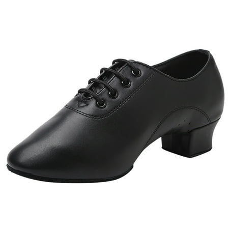 

Womens Sandals Lace Up Leather Latin Tango Ballroom Modern Dance Shoes