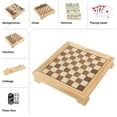 thumbnail image 3 of Trademark Games 7-in-1 Board Games Set - Chess, Backgammon, Dice, and More, 3 of 13