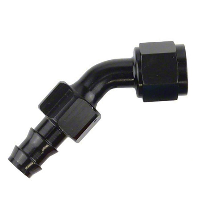 Speedfx 520445Bk -4An X 45 Blk Extremo De Manguera A Presión