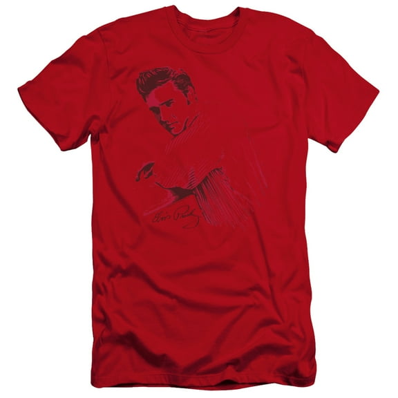 Elvis Presley - On The Range - Premium Slim Fit Short Sleeve Shirt - XX-Large
