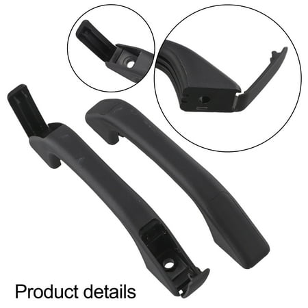 2Pcs Car Door Handle With Hole Covers 175Mm X 24Mm Grab Pull Door Handle Abs For Trailer For Caravan For Motorhome For Van