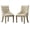 Tan, variant on Roundhill Furniture Dining Chair, Set of 2, Charcoal