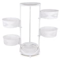 thumbnail image 5 of Kitchen Fruit Vegetable Rack Rolling Storage Cart 5-Layer Basket Organizer, 5 of 13