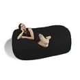 thumbnail image 2 of Jaxx 7 ft Giant Bean Bag Sofa, Black, 2 of 4