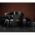 thumbnail image 7 of ROXONI Men's Ultra Soft Geniune Leather Ratchet Dress Belt with Automatic Buckle, Enclosed in an Elegant Gift Box - 2 Pack Combo, 7 of 7