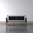 thumbnail image 5 of DHP Astoria Metal and Upholstered Daybed with Trundle, Twin, Black, 5 of 20