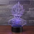 thumbnail image 1 of 3D Illusion LED Night Light Table Desk Lamp 7 Colors Gradual Changing Touch with USB Cable for Home Decoration or Childrens Gifts (E), 1 of 4