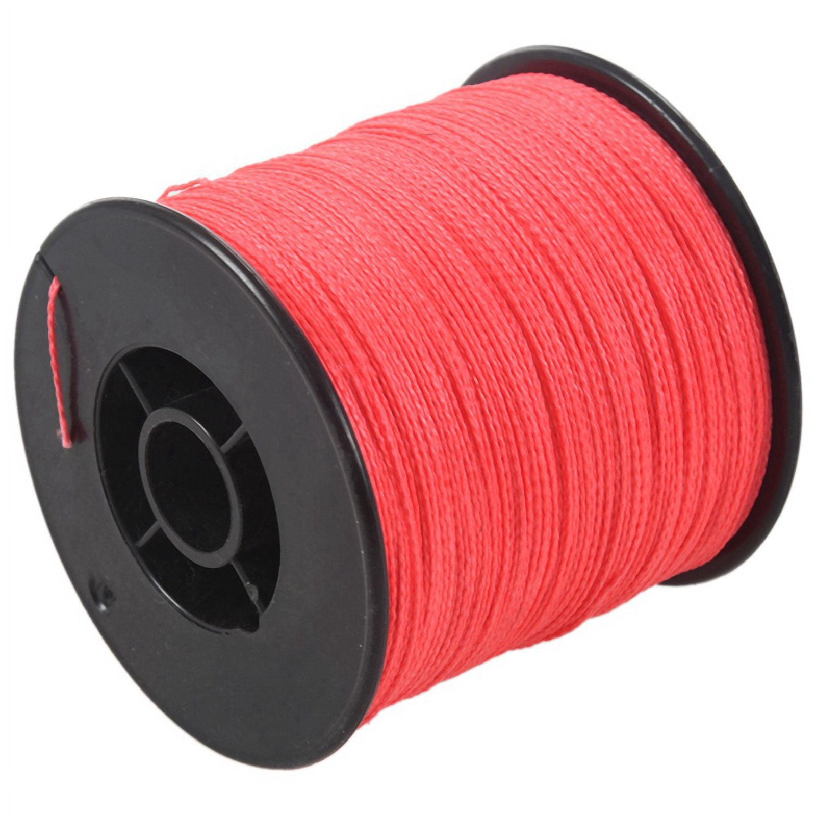 4 Pcs 500M 100LB 0.5mm Super Strong Braided Fishing Line PE 4 Strands Color:Red,4 x Fishing Line,Red