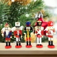 thumbnail image 2 of Baterista Cascanueces,Muñeca Marioneta de Madera Soldado Figuras Modelo Colgante,Adornos cascanueces pintados a mano,Estatuilla de madera Adornos de Navidad Regalo de cumpleaños,Decoración, 2 of 8