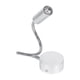 thumbnail image 2 of Zerodis - Lámpara de cama LED minimalista para lectura de cama con cuello de cisne flexible para cabeceros, oficina en casa, estudio, hoteles (3 W, blanco cálido) Ecomeon no, 2 of 3