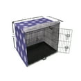 thumbnail image 6 of Abstract Dog Crate Cover, Unusual Dreamy Pattern with Shapes, Easy to Use Pet Kennel Cover Small Dogs Puppies Kittens, 7 Sizes, Blue Violet Pastel Purple, by Ambesonne, 6 of 6