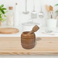 thumbnail image 2 of Maison Concepts Mango Wood Mortar & Pestle 4", 2 of 4