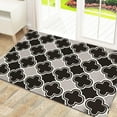 thumbnail image 5 of Washable Floor Mat, Non-slip Door Mat, European Retro Lattice Print, Non-shedding Sewer Mat, for Kitchen Entrance, Bathroom Door, Mudroom Floor, by FAJHHA, 5 of 7
