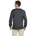 thumbnail image 2 of The Gildan Adult Ultra Cotton 6 oz Long Sleeve T-Shirt - DARK HEATHER - L, 2 of 2