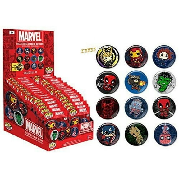 FUNKO BUTTON: MARVEL BLINDPACK ONE FIGURE PER PURCHASE