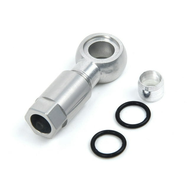 Conector de manguera de freno de disco Wosthever para bicicletas de montaña Plata