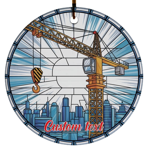 Crane Ornament – Christmas 2025 Holiday Ornament for Vehicle Fans, Perfect Gift for Kids, Friends, Colleagues