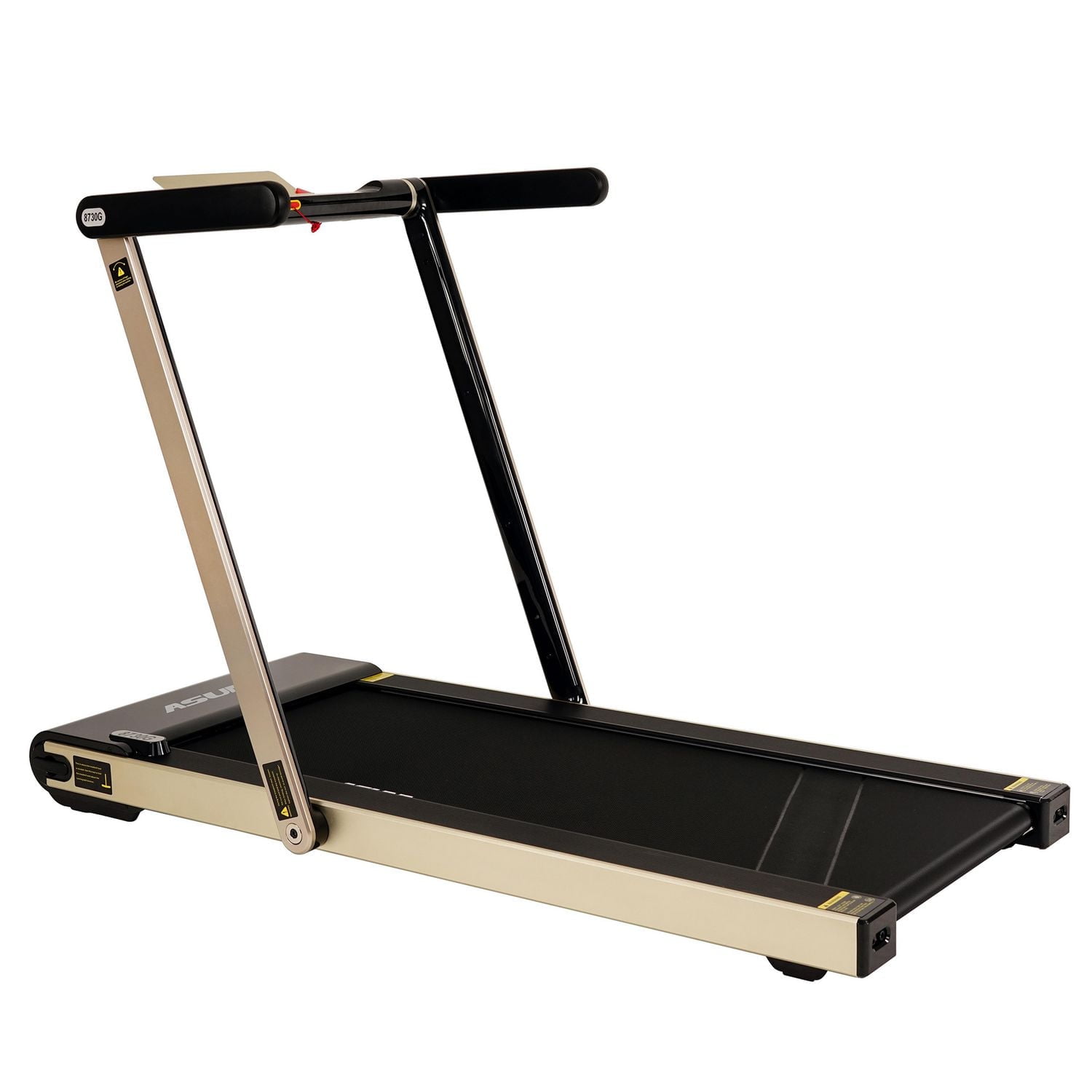 ASUNA Space Saving Treadmill, Low Profile & Folding, Motorized with Speakers for AUX Audio Connection