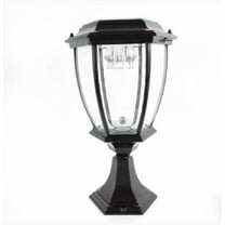 Outdoor Solar Post Lights Wall Sconce Fixture Solar Lamp,Waterproof LED Landscape Light Energy Saving Lantern lamp for Garden Patio Pathway (Black)