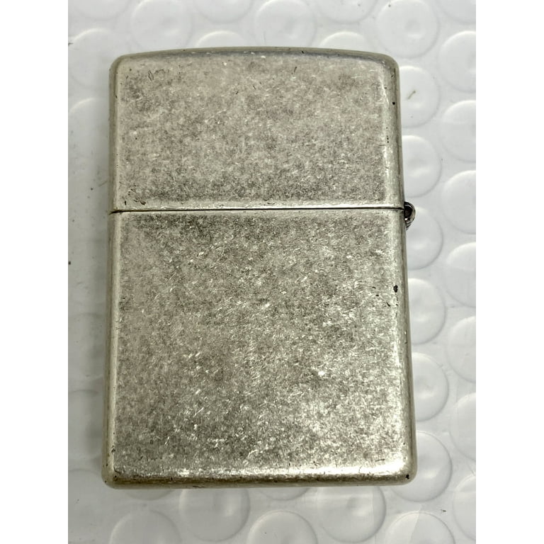 New Rare Zippo Antique Silver Plated Lighter - Walmart.com