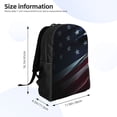 thumbnail image 4 of Disketp American Flag Waving Print Mochila Unisex de Apertura Lateral Completa, Mochila para Laptop para Escuela, Trabajo y Viajes, 4 of 8
