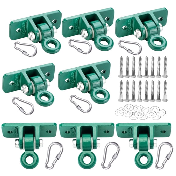 Colgador para columpios BETOOLL Heavy Duty para juegos infantiles, juego de 8