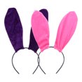 thumbnail image 4 of EeaseCA 2pcs Rabbit Ears Headband Masquerade Hair Hoops Adorable Cartoon Hairpin, 4 of 7
