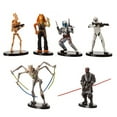 thumbnail image 3 of Star Wars Maul, Jango Fett, Grievous, Battle Droid, Clone Trooper & Jar Jar Binks Collectible Figures 6-Pack, 3 of 4