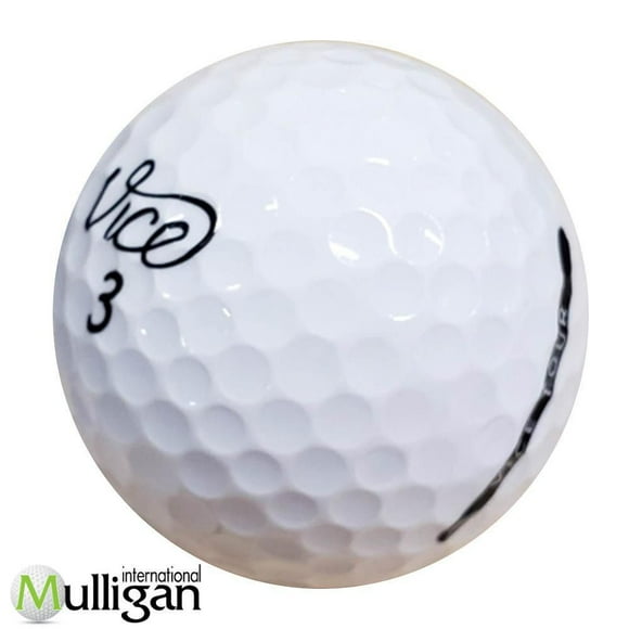 Mulligan - 60 balles de golf récupérées Vice Tour 5A, blanc