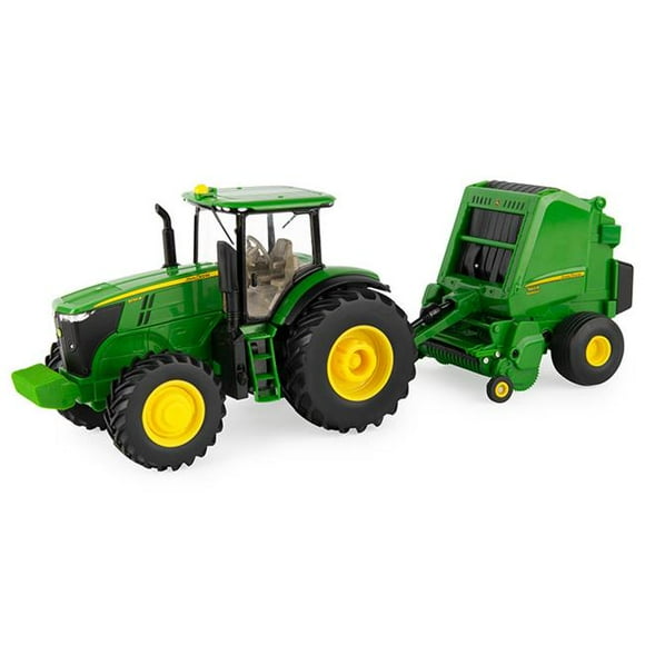 ERTL ERT47355 1-32 Scale John Deere 7270R Tractor with 560R Round Baler