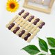 thumbnail image 1 of Posavasos con aislamiento de madera | Estera de madera natural tallada a mano | Almohadilla duradera resistente al calor | Grano único | Protector de mesa decorativo para oficina en casa |, 1 of 6