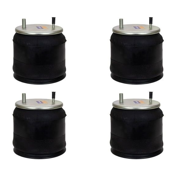 4 Pk Heavy Duty Air Spring Bag - Rolling Lobe Air Suspension Spring Replaces W01-358-9082, Batco 10-99082, Goodyear 1R12-092, 1R12-093, 1R12-1070, 1R12-509, Hendrickson 365147, B2066