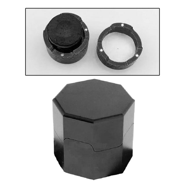 Porte-Craies Étui de Transport Accessoires de Table de Billard Poche Aluminium Noir
