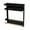 Black, variant on Household Essentials Metal Magnetic Organizer with Towel Rack, Black