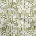 thumbnail image 1 of oneOone Velvet Light Green Fabric Geometrical Mix Craft Projects Decor Fabric Printed By The Yard 58 Inch Wide, 1 of 4
