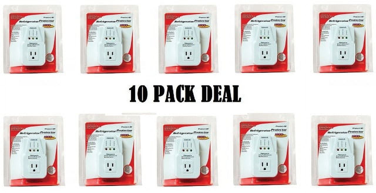 AC Voltage Protector Brownout Surge Refrigerator 1800 Watts Appliance 10 PACK