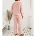 thumbnail image 3 of Pyjama en Molleton d'Hiver pour Femmes, Peluche, Chaud, Manches Longues, Ensemble de Survêtement et Pantalon, Vêtement de Nuit, 3 of 6