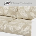 thumbnail image 3 of Better Homes & Gardens Ezra 4-Piece Outdoor HDPE Conversation Set, White with Neutral Palm Cushions, 3 of 9