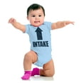 thumbnail image 2 of Intake Arrow Hungry Hangry Funny Romper Boys or Girls Infant Baby Brisco Brands NB, 2 of 7