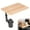 Black, variant on 360° Rotating Wood Car Tray & Laptop Desk for Cup Holder, 13x9.8 Inch Steering Wheel Table, Height-Adjustable Car Accessory for Work & Dining – Fits Most SUVs Trucks