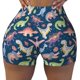 thumbnail image 2 of Fotbe Dinosaur Shorts Sin Costuras – Shorts Deportivos de Cintura Alta para Mujer, Elásticos para Gimnasio, Yoga, Running o Ciclismo-Large, 2 of 8
