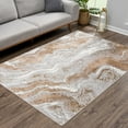 thumbnail image 6 of Luxe Weavers Marble Collection Beige 4x5 Artistic Abstract Area Rug, 6 of 10