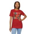 thumbnail image 6 of Matching Family Merry and Bright Christmas Unisex Shirt, 6 of 8