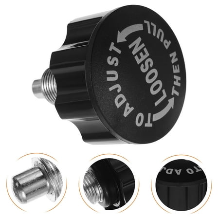 Beaupretty Exercise Machine Parts Knob Adjustment Black 1Pack