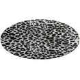 thumbnail image 4 of Leopard Print Pattern Round Rugs -Washable Non-Slip Small Round Area Rug Throw Soft Circle Rugs for Bedroom, Modern Print Indoor Carpet for Entryway Sofa Living Room, 4 of 6