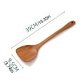 thumbnail image 3 of Giyblacko Kitchenware Cooking Spatula Wooden Spatula Household Stir Fry Spatula Non Stick Pan Baking Tools Cooking Wood Wooden Turner Kitchen Utensils Spatula, 3 of 9