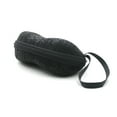 thumbnail image 1 of Estuche rígido portátil para gafas de sol con cremallera y gancho para colgar (negro), 1 of 3
